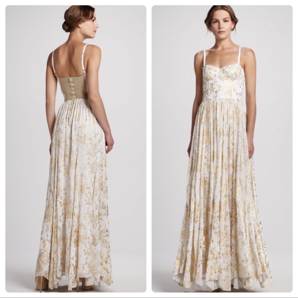 ALICE + OLIVIA Yarra Bustier Maxi Dress
